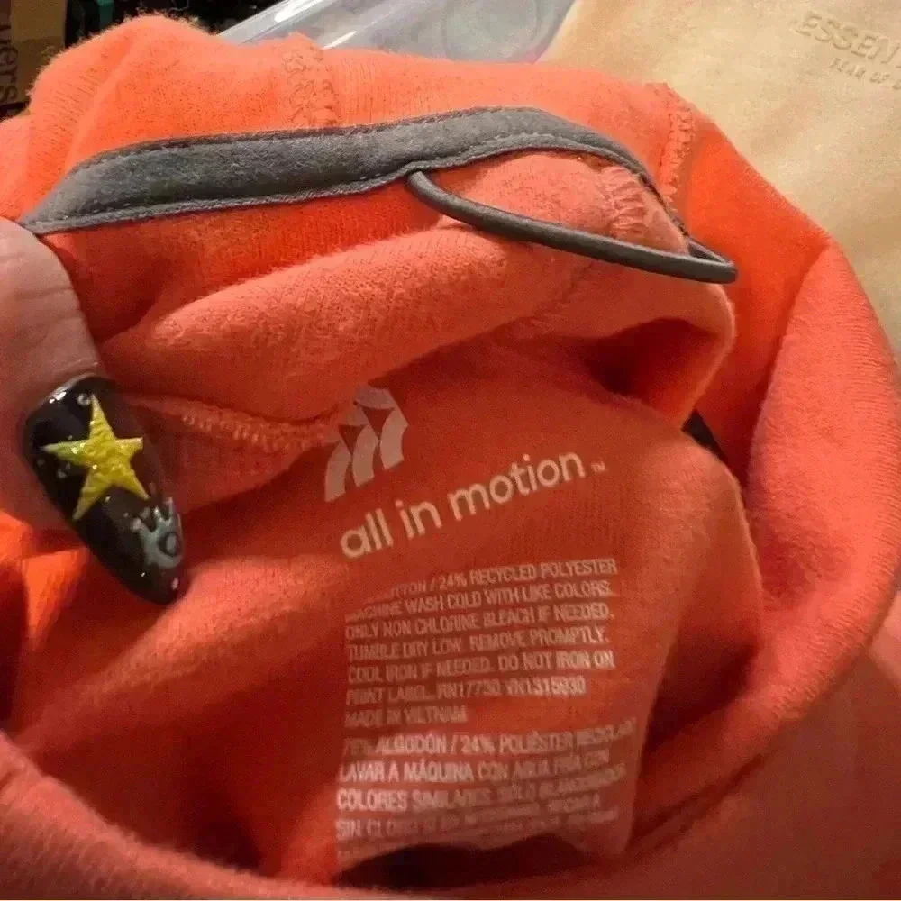 Orange All in Motion Pullover Hoodie - Picture 5 of 11